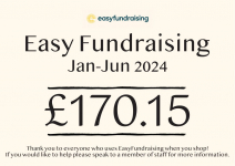 Easy Fundraising Jan-Jun 2024 - £170.15